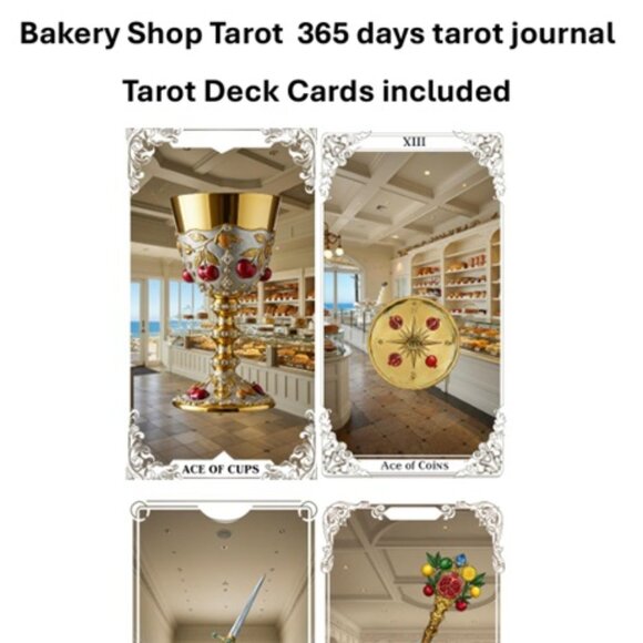 Tarot journal 365 days calendar includes tarot deck - Picture 1 of 4